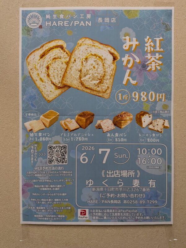 大人気　ハレパン出店決定！