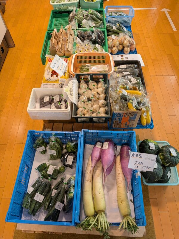 朝採れ新鮮旬野菜満載